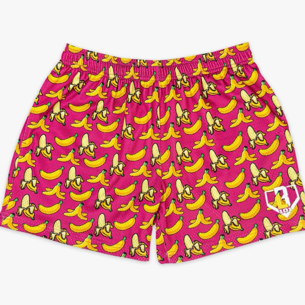 Baseball Lifestyle 101, Banana Shorts
Pink. Size S